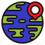 globe, placeholder, pin, earth, world, grid, location, maps 
