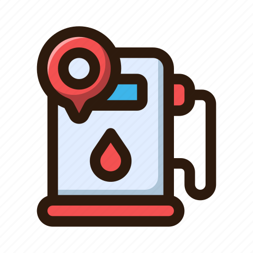 Gas, station, location, map, direction, navigation icon - Download on Iconfinder