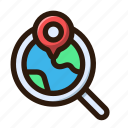search, location, map, direction, navigation