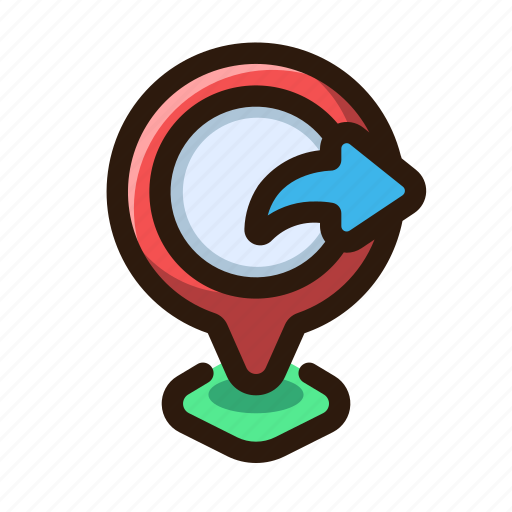 Share, location, map, direction, navigation icon - Download on Iconfinder