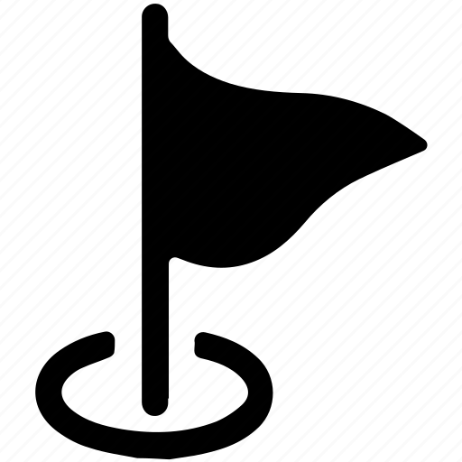 Destination flag, ensign, flag, location flag, triangle flag icon - Download on Iconfinder