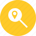 city, find, location, logo, magnifier, road, search