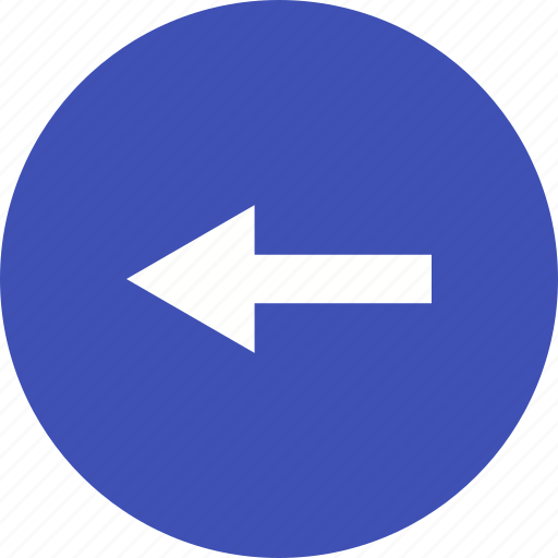Arrow, left, path, road, sign, turn icon - Download on Iconfinder