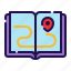 book map, destination, gps, guide book, location, map, navigation 