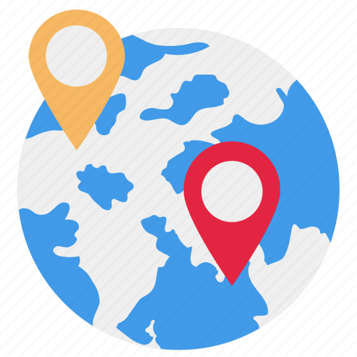 Global, gps, pin, world icon - Download on Iconfinder