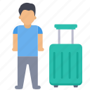 bag, luggage, tourist, travel