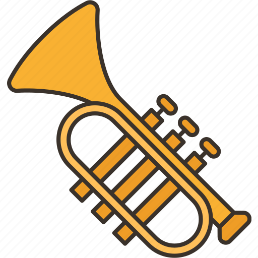 Trumpet, music, jazz, brass, sound icon - Download on Iconfinder