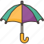 umbrella, weather, rain, hot, protective 