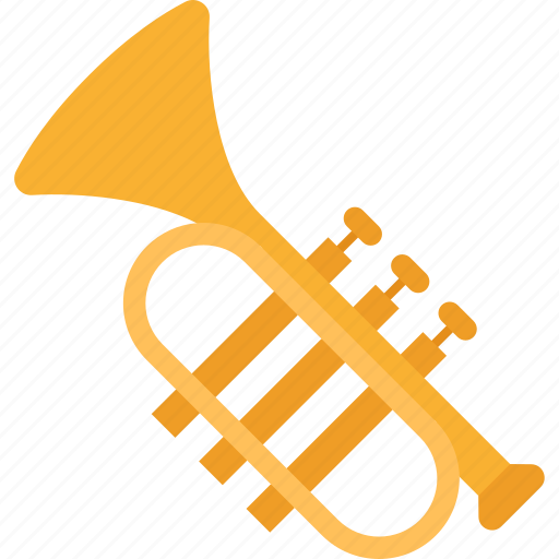 Trumpet, music, jazz, brass, sound icon - Download on Iconfinder