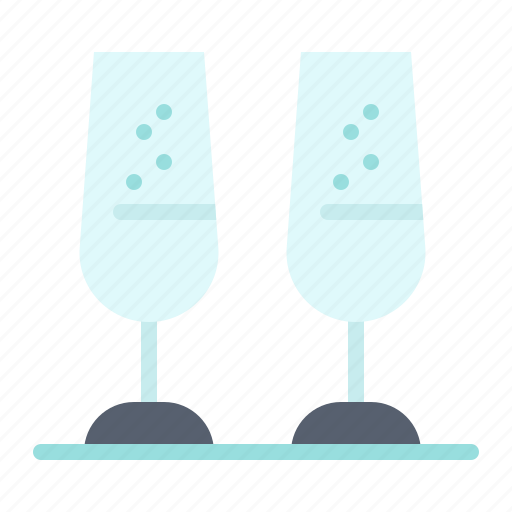 Celebration, champagne, cheers, glasses, toasting icon - Download on Iconfinder