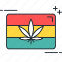 jamaica, jamaican, jamaican flag, marijuana, weed