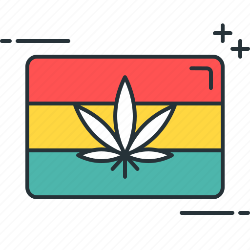 Jamaica, jamaican, jamaican flag, marijuana, weed icon - Download on Iconfinder