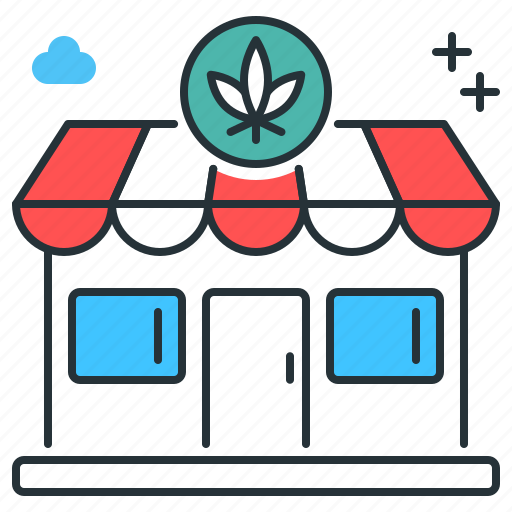 Cannabis, weed bar, weed shop, weed store, ganja, marijuana, buying weed icon - Download on Iconfinder