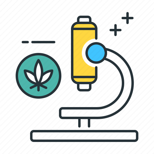 Research, cannabis, marijuana, marijuana effects, cannabis research, marijuana research, microscope icon - Download on Iconfinder