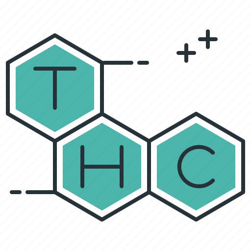 Thc, cannabinoid, cannabis, marijuana, tetrahydrocannabinol, drug icon - Download on Iconfinder