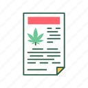 cannabis, cbd, document, drug, hemp, legalization, marijuana