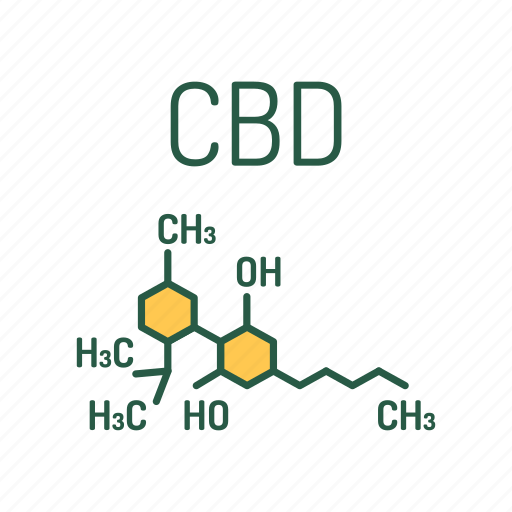 Cannabidiol, cannabis, cbd, formula, hemp, marijuana, molecule icon - Download on Iconfinder