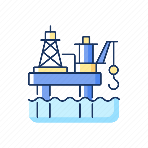 Oil industry, underwater, drilling, marine icon - Download on Iconfinder