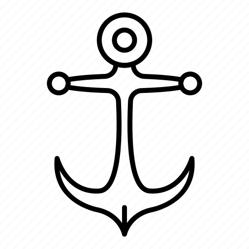 Anchor, logo, pattern, ship, silhouette, tattoo, water icon - Download on Iconfinder