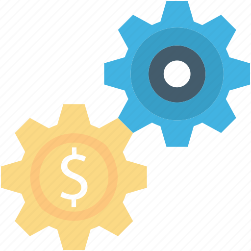 Cogs, customize, dollar, gear, setup icon - Download on Iconfinder