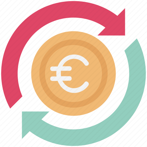 Currency, currency exchange, euro, euro valuation, foreign exchange icon - Download on Iconfinder