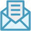 envelope, letter, mail, message, open letter 