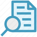 contract, document, paper, search, search file, sheet