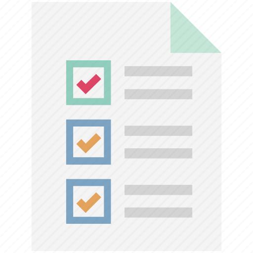 Agenda, checklist, checklist report, list, memo, notes, shopping list icon - Download on Iconfinder