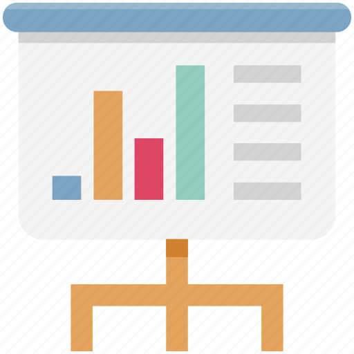 Business chart, business presentation, graph board, presentation, statistics icon - Download on Iconfinder