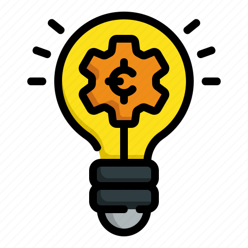 Idea, euro, gear, technology, investment, currency icon - Download on Iconfinder