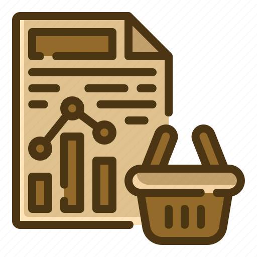 Statistics, shopping, basket, commerce, bar, chart, business icon - Download on Iconfinder