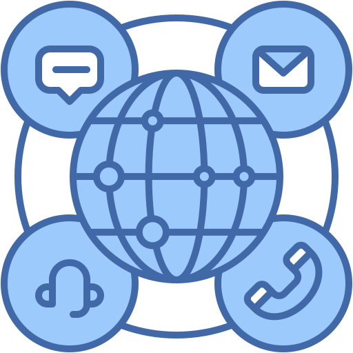 Communication, interaction, messaging, networking, exchange, connection icon - Free download