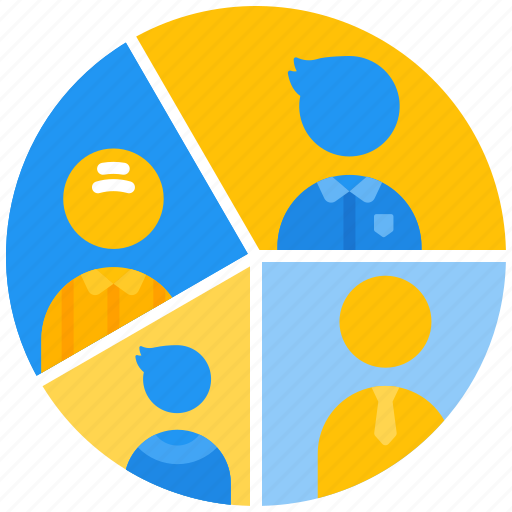 Segmentation, market, research, marketing, segment, customer, diagram icon - Download on Iconfinder