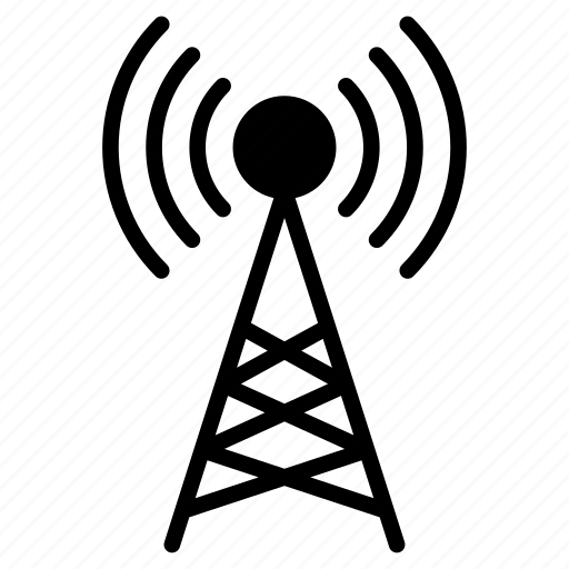 Antenna Signal Tower Wifi Wireless Icon