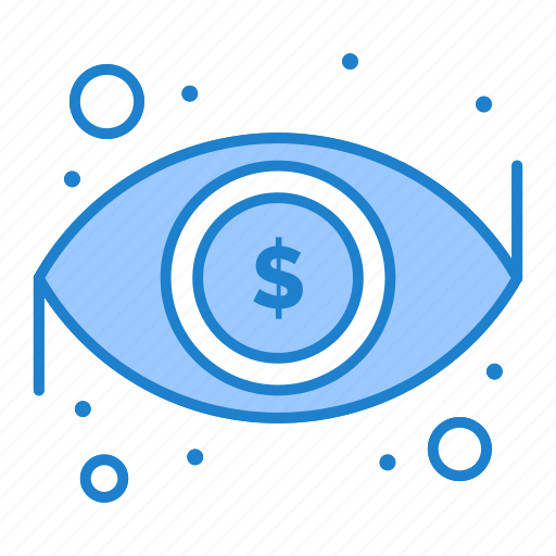 Dollar, eye, look, view icon - Download on Iconfinder