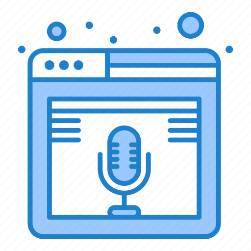 Internet, microphone, page, podcast, web icon - Download on Iconfinder