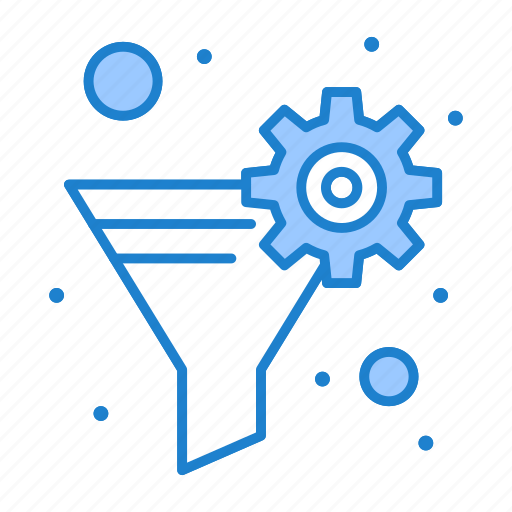Data, filter, funnel, gear icon - Download on Iconfinder