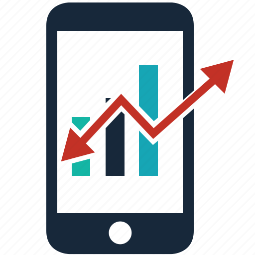 Business, chart, diagram, graph, mobile, stat, statistic icon - Download on Iconfinder