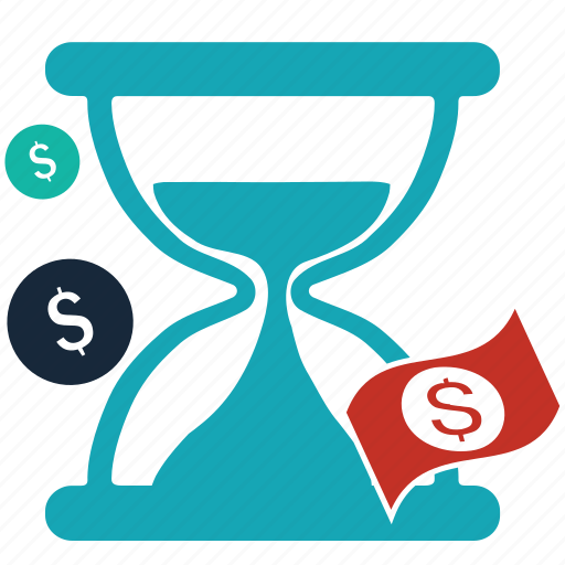Ecommerce, hourglass, loading, money, sand, time, waiting icon - Download on Iconfinder