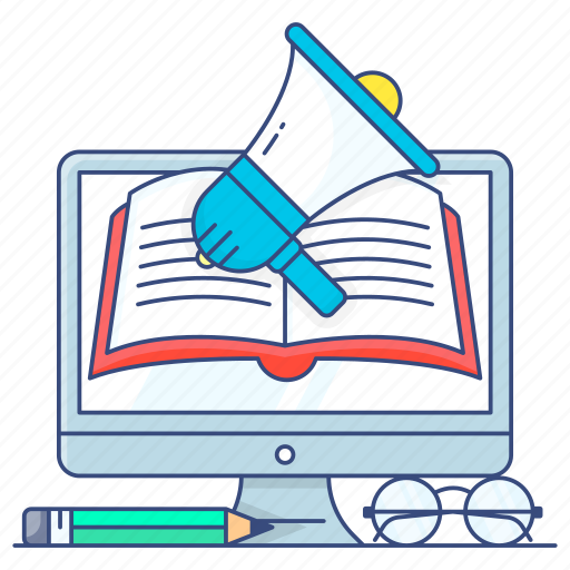 Education, marketing, education marketing, education promotion, education announcement, online promotion, digital promotion icon - Download on Iconfinder