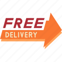 delivery, free, service, promotion, express