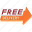 delivery, free, service, promotion, express 