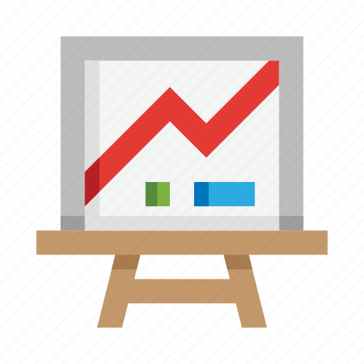 Chart, sales, analytics, report, marketing, office, presentation board icon - Download on Iconfinder