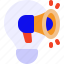 marketing, idea, promotion, bulb