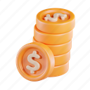 coin stack, savings, money, finance, cash