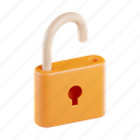unlock, open, safety, secure, access, padlock, security