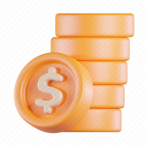 Coin stack, savings, finance, cash, dollar, save icon - Download on Iconfinder
