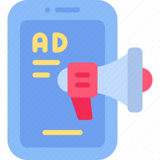 Advertising, phone, megaphone, mobile, marketing icon - Download on Iconfinder
