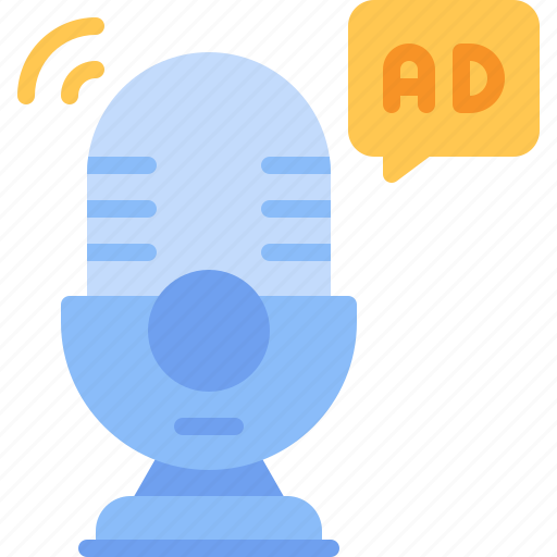 Podcast, announcement, advertising, marketing, microphone icon - Download on Iconfinder