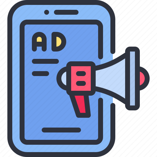 Advertising, phone, megaphone, mobile, marketing icon - Download on Iconfinder